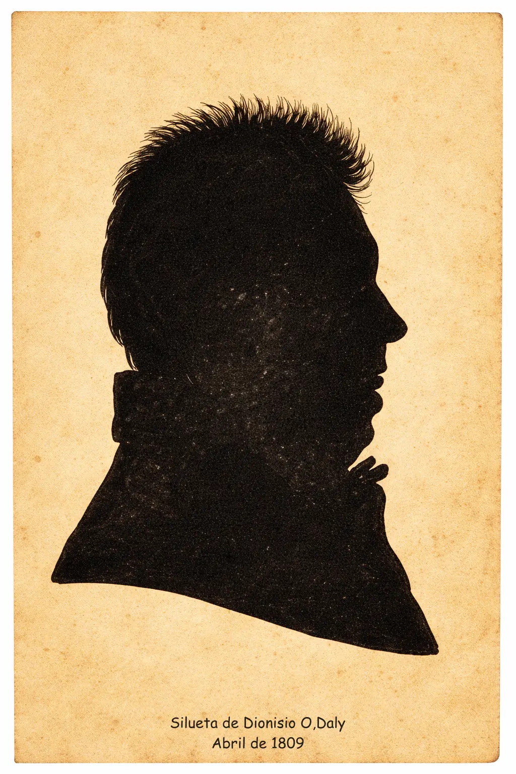 Reconstrucción perfil de Dioniso O,Daly